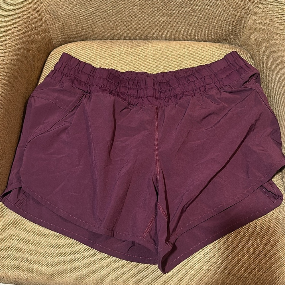 lululemon athletica Plum/Purple Athletic Shorts
